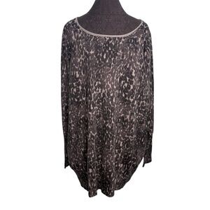 a.n.a Plus Size animal Print Sweater